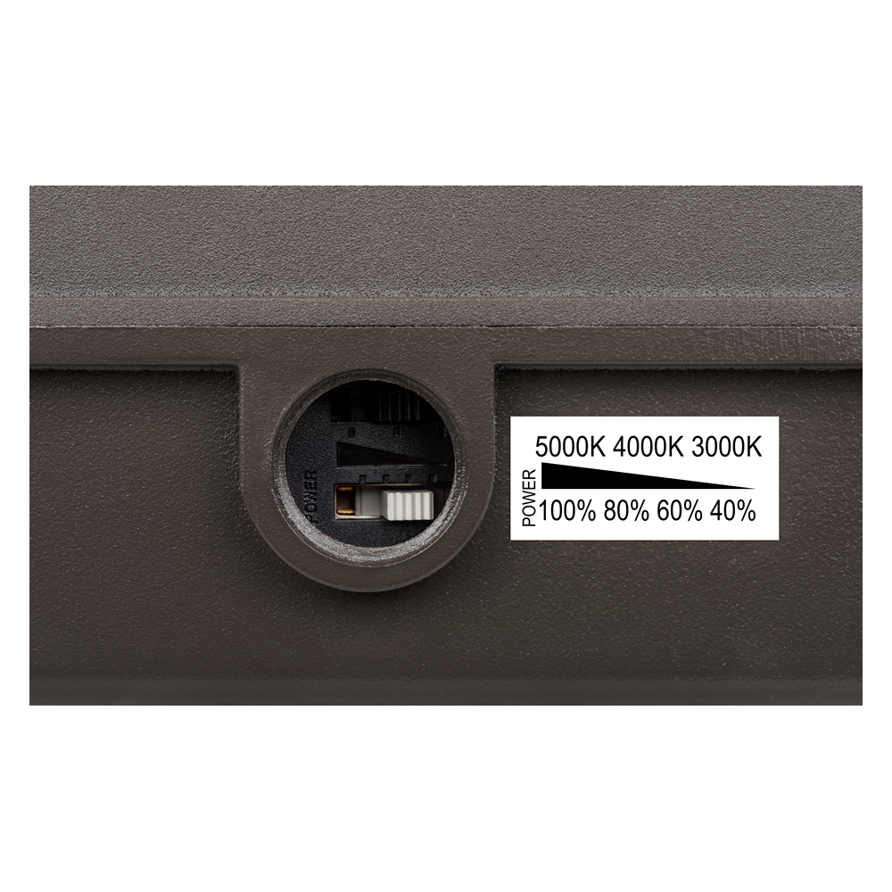 Commercial LED Tunable Wall Pack WSD-GWP3567W27-345K-D-P