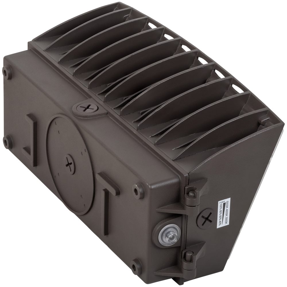 Commercial LED Tunable Wall Pack WSD-HWP34567W27-345K-D-P