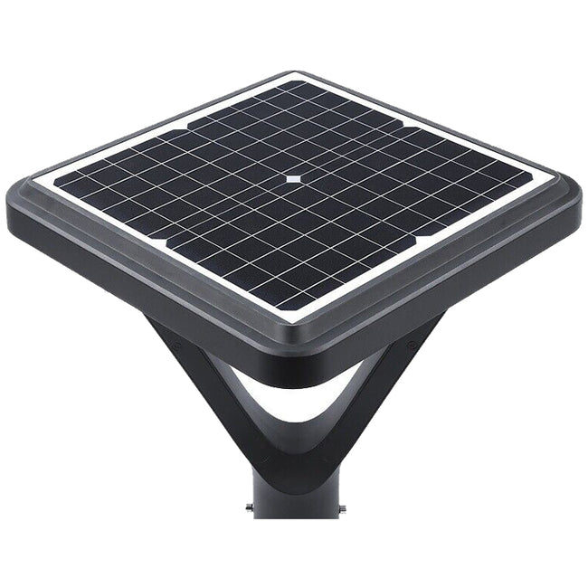 12W SOLAR LED SQUARE POST TOP